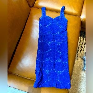 Intimately Free People medallion stretch bodycon slip dress